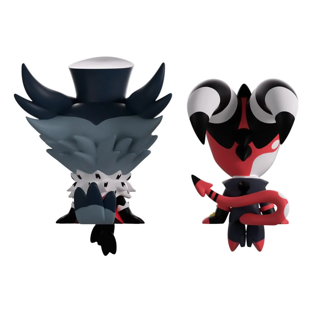 Helluva Boss Vinyl Figures Blitzo & Stolas Monitor Buddiez 5.5 cm